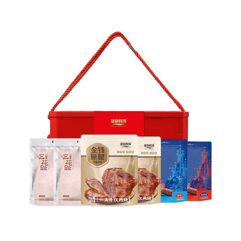 康新牧场瑞气盈门高端牛肉系列礼盒1500g