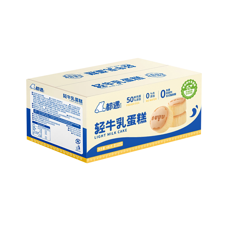 都遇轻牛乳蛋糕420g