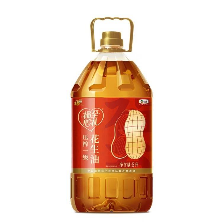 福临门福至心礼花生油5L