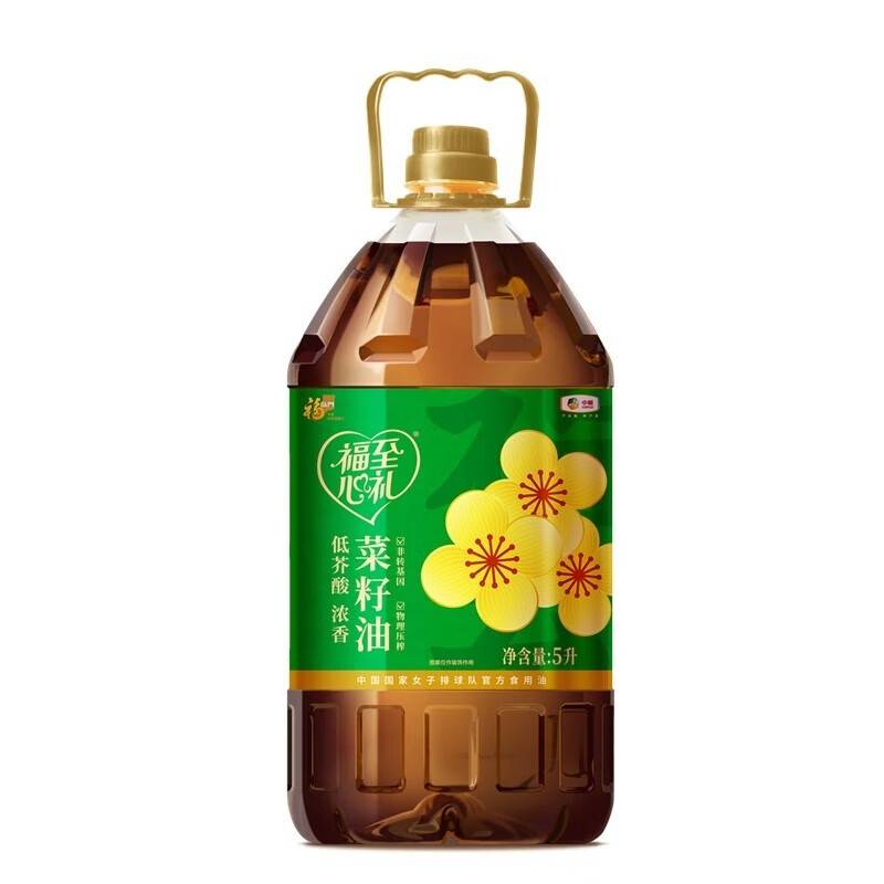 福临门福至心礼浓香菜籽油5L