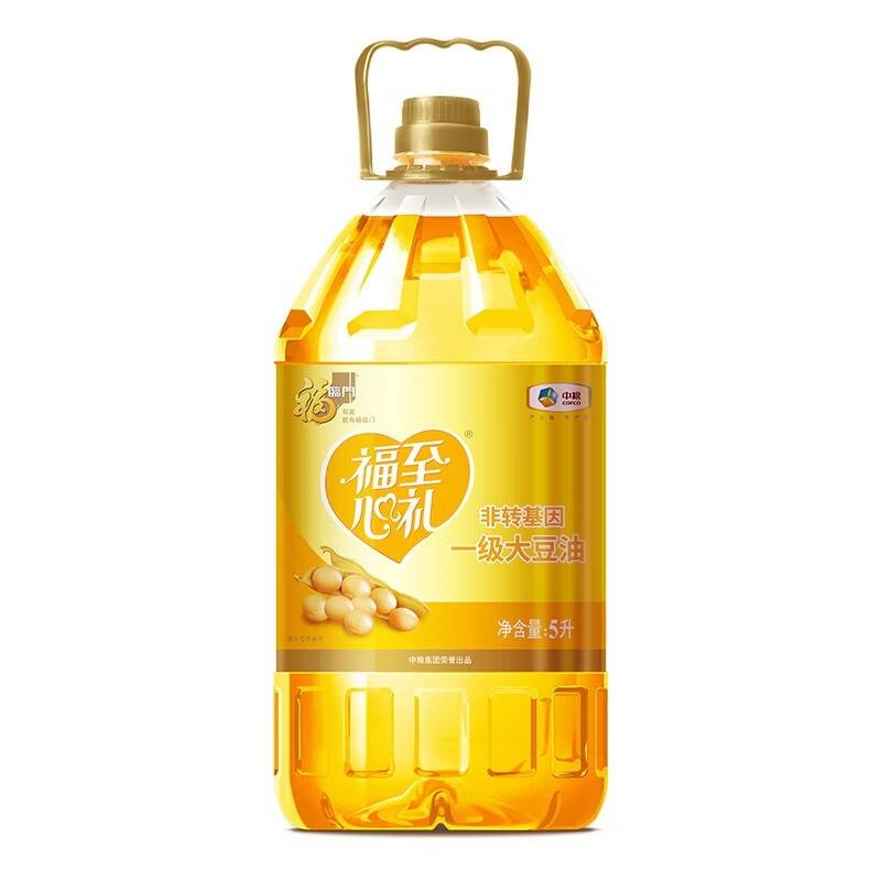 福临门福至心礼非转基因一级大豆油5L