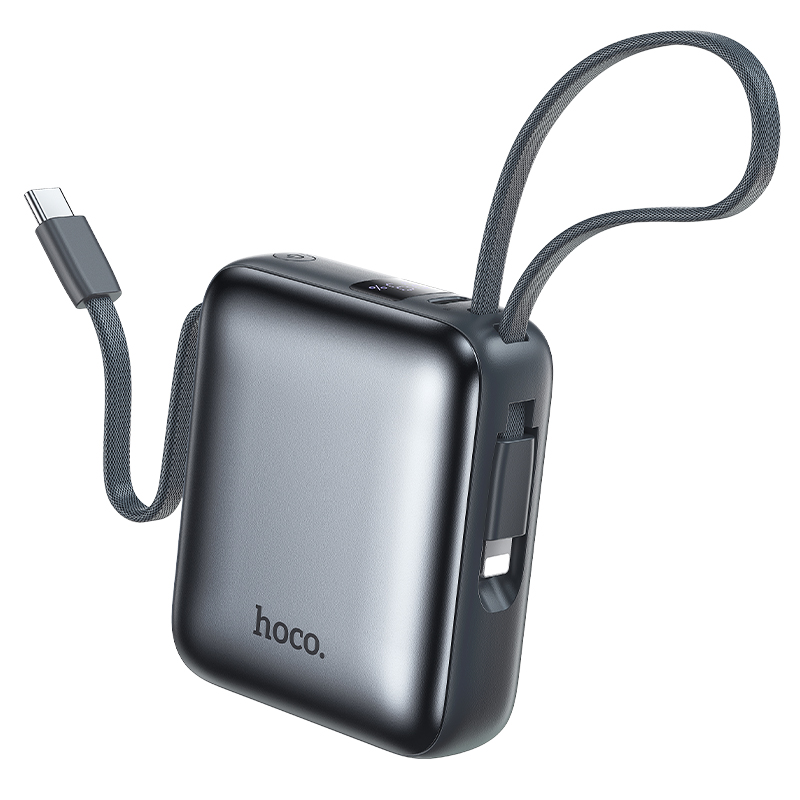 浩酷 22.5W+PD20W全兼容带线移动电源 (10000mAh)(3C)(A+) CJ27