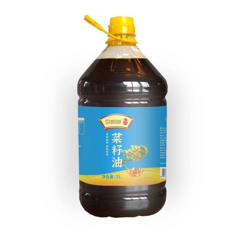 今粮道5L物理压榨二级菜籽油 JLD127