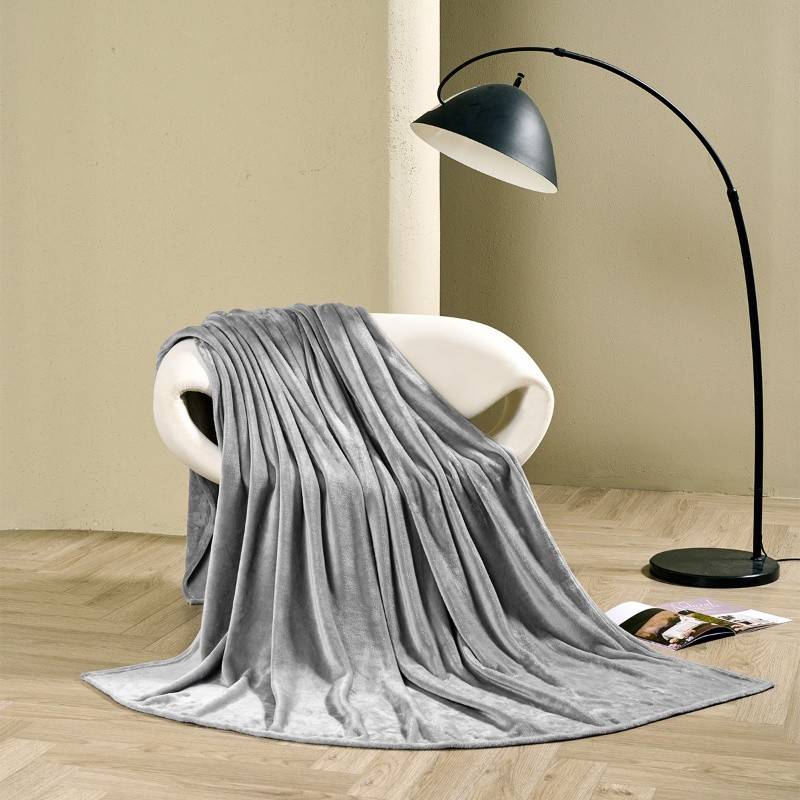 水星家纺 月影时光法兰绒毯100cm×150cm