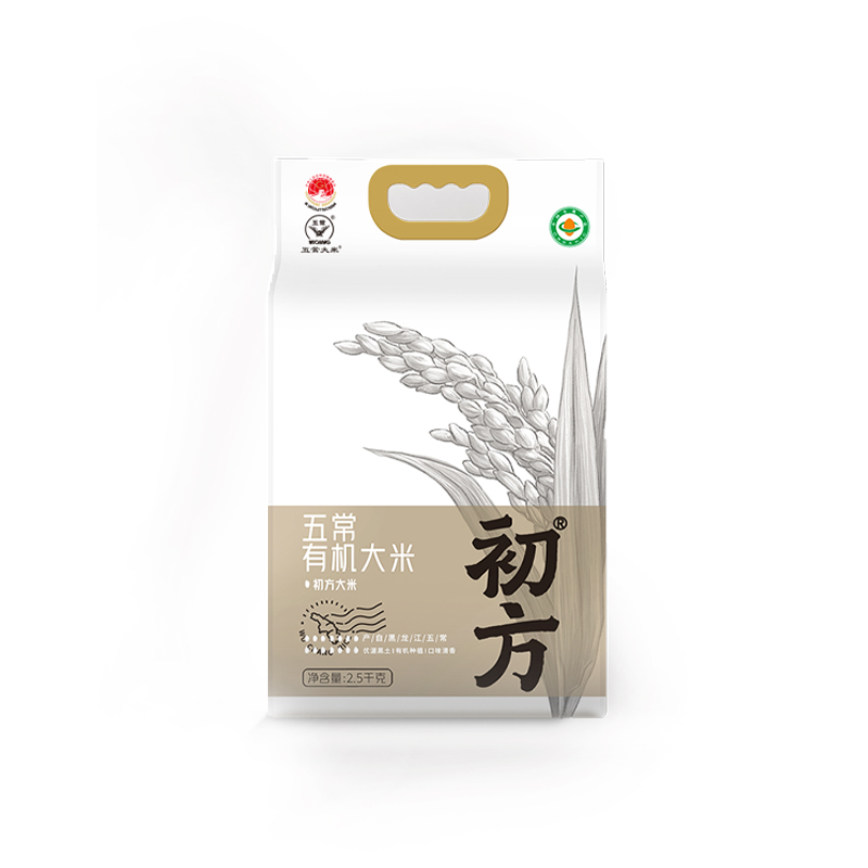 初方五常有机大米2.5kg