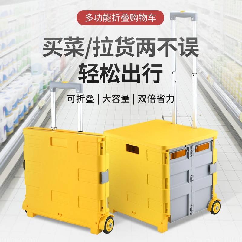 爱车屋 多功能折叠购物车D-3022