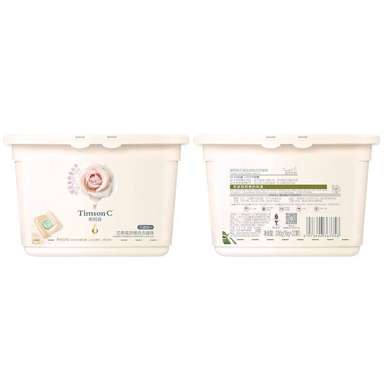 蒂姆森芯香氛浓缩洗衣凝珠(青柚玫瑰)300g