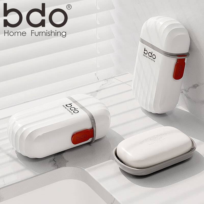 bdo便携漱口杯刷牙杯香皂盒海浪纹旅行套装BDO-6959