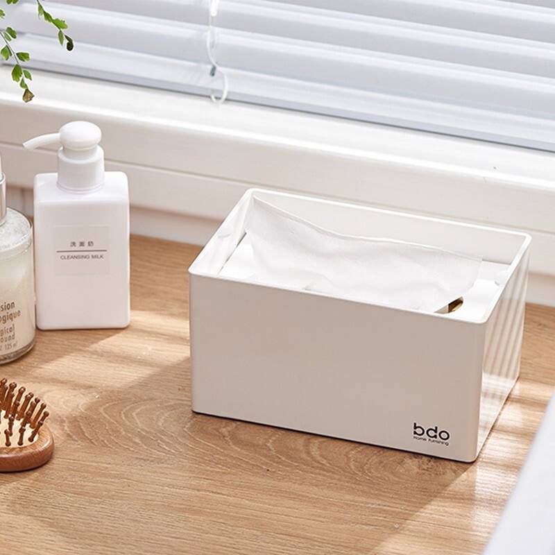 bdo纸巾盒简约创意北欧家用收纳盒沉降式纸巾盒BDO-6030
