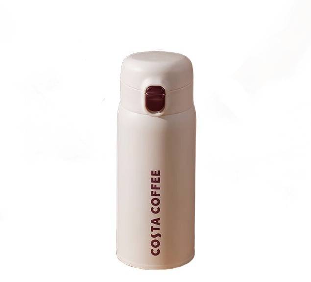 京东京造COSTA联名 弹盖随手保温杯保温保冷不锈钢水杯子350mL
