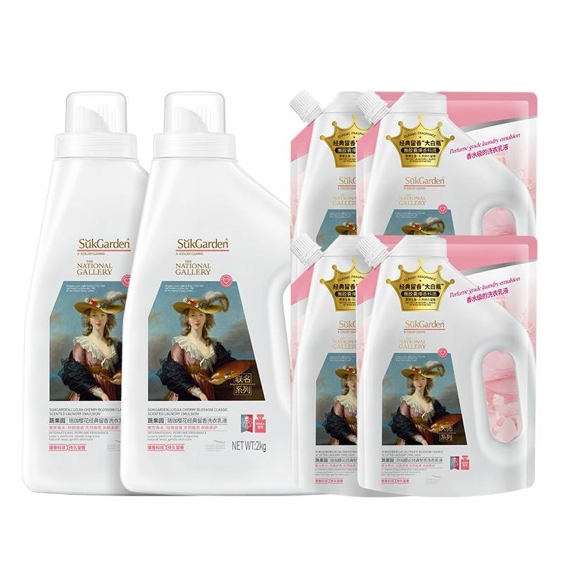 蔬果园珞珈樱花洗衣液-2kg*2瓶+500g*4袋【按控价销售】