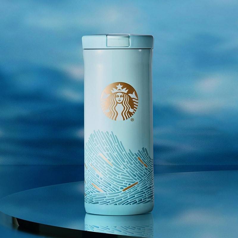 11168501星巴克微蓝韵律款保温杯355ml