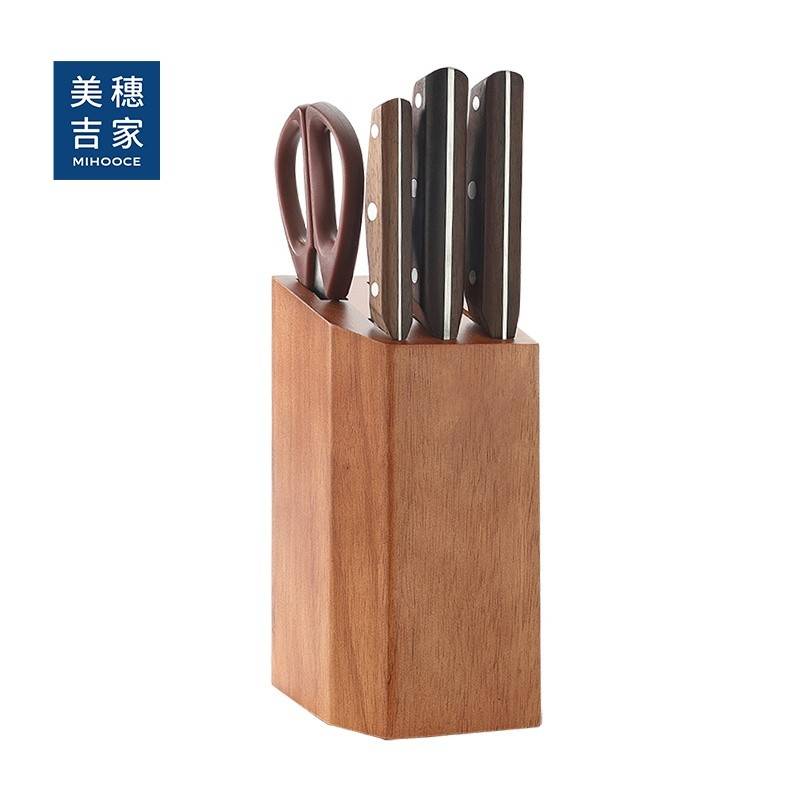 美穗吉家 原木碳化刀具五件套 MIH-2501031