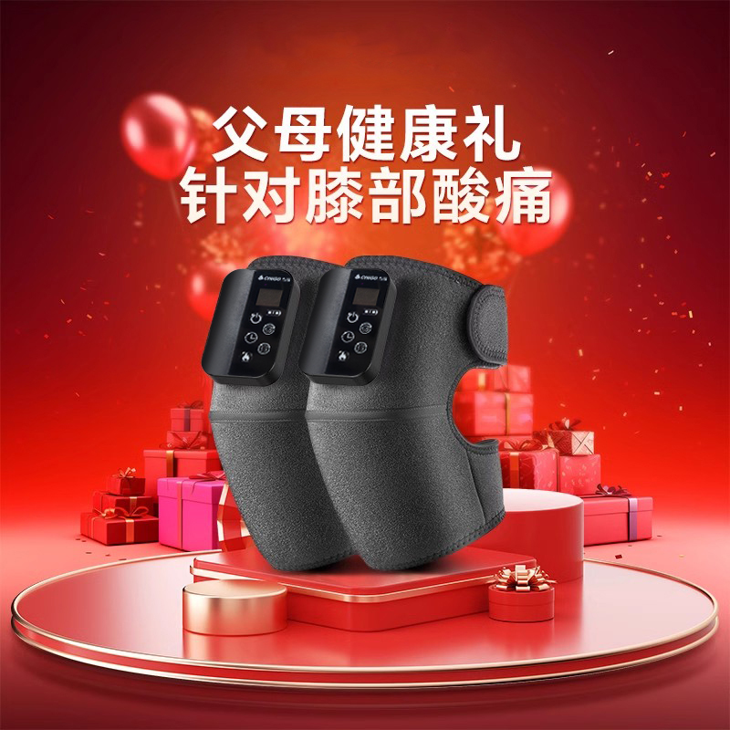 志高膝盖按摩仪电发热护膝加热保暖热敷仪关节艾草热敷女士护腿ZG-SD138