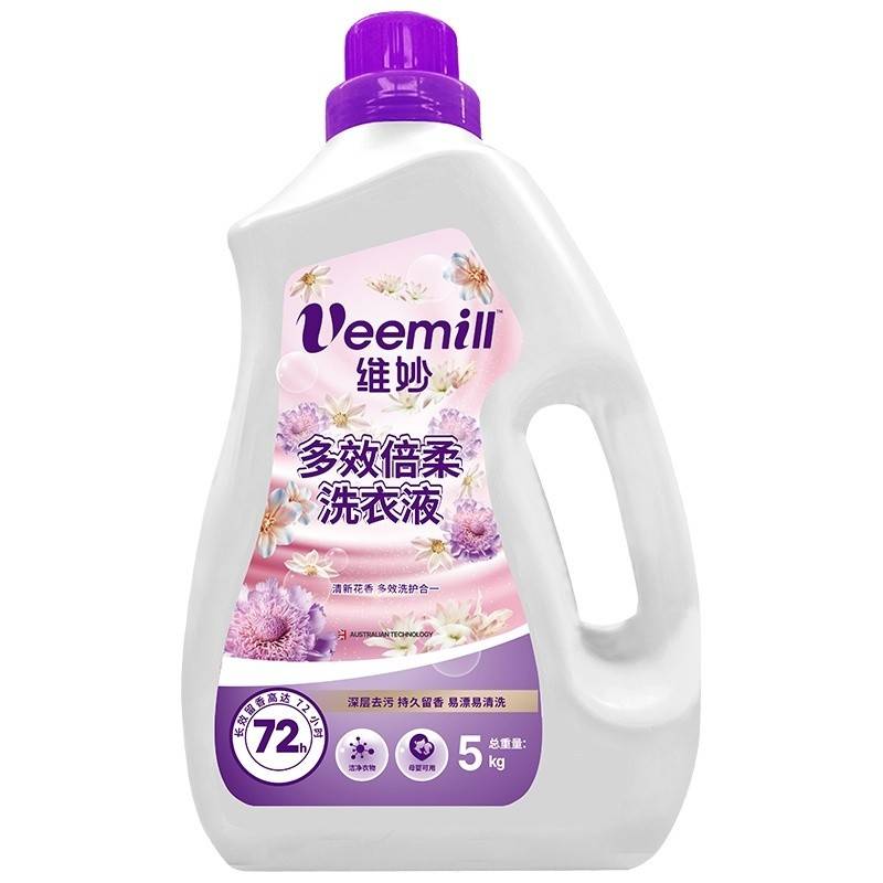 维妙 多效倍柔洗衣液5kg 10J-1