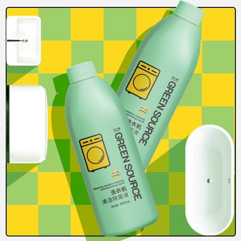 绿之源-洗衣机槽清洁除菌液Z-8280（柠檬味）  规格500ml*1