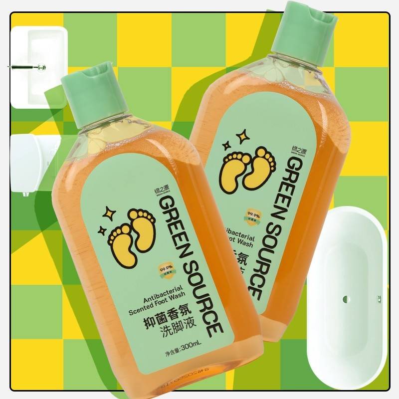 绿之源-抑菌香氛洗脚液Z-8286（coco香）  规格300ml*2