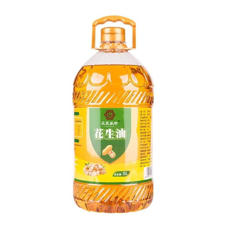 花家盛世  浓香花生油5L 优质原料