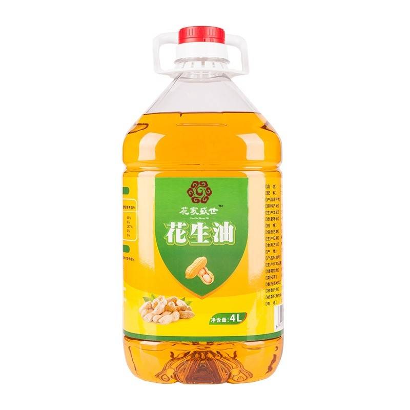 花家盛世  浓香花生油4L  优质原料