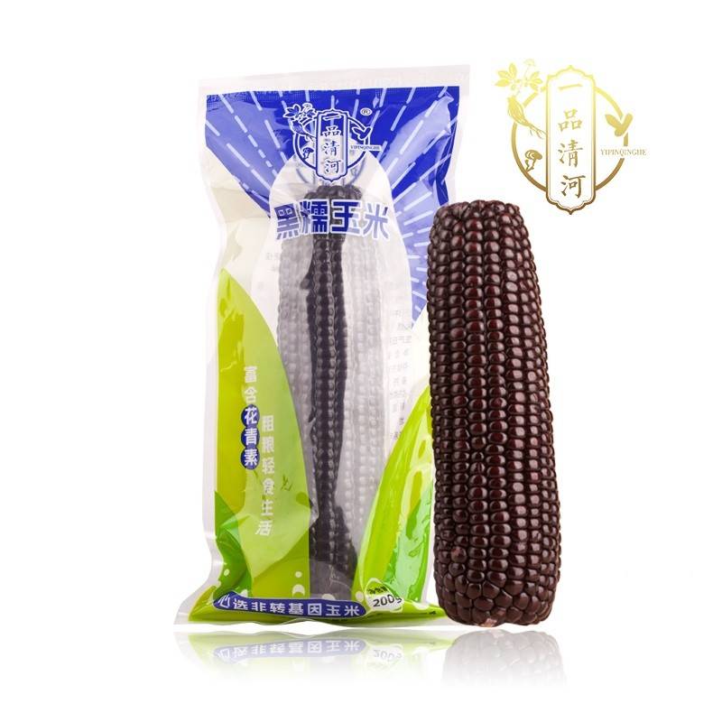 一品清河 黑糯玉米200g*8支