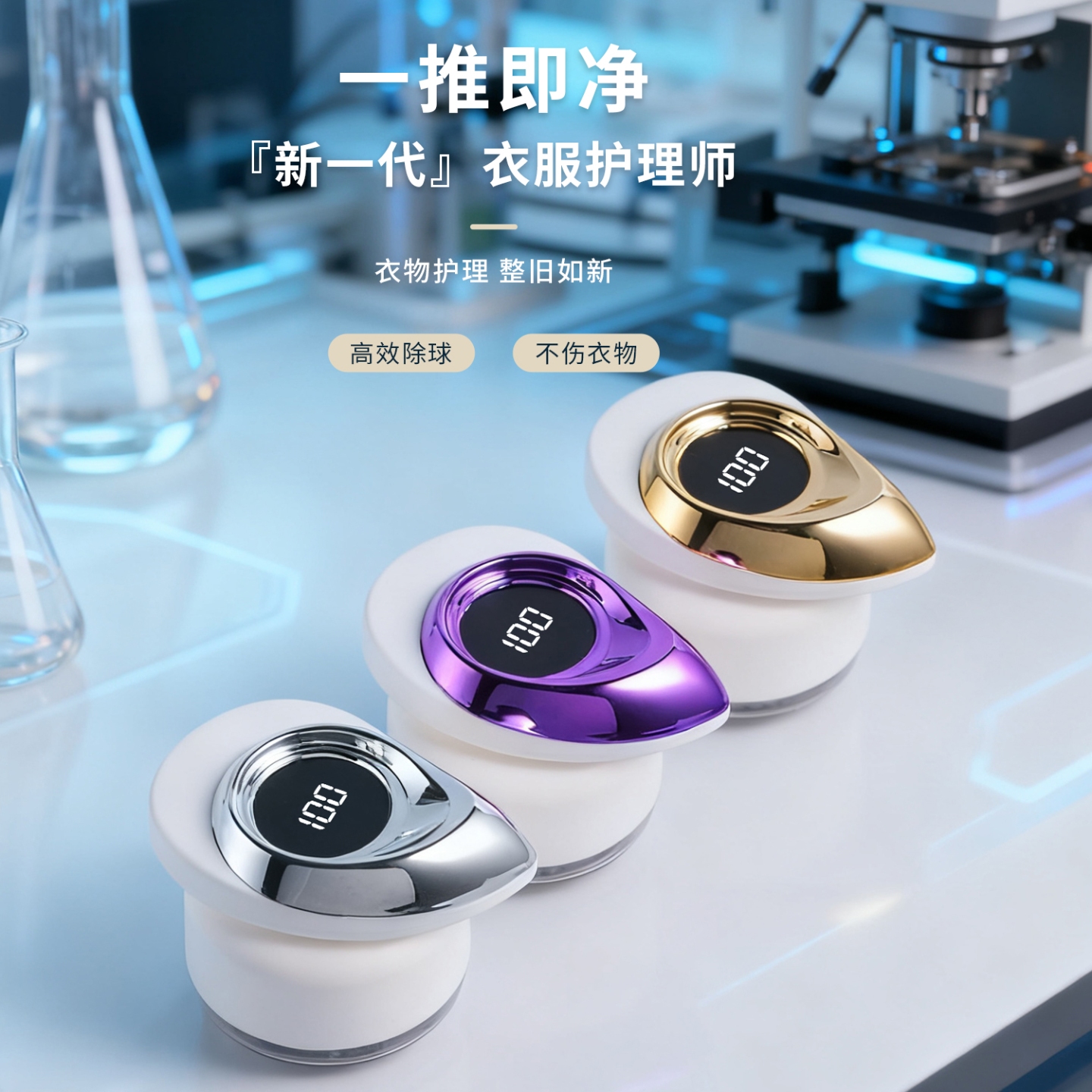 新款数显逗号毛球修剪器