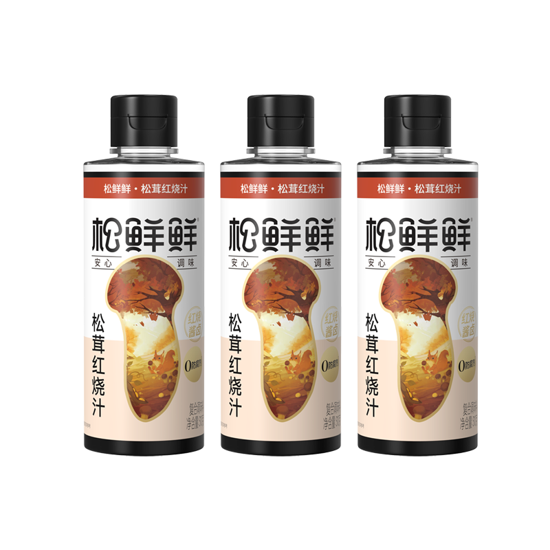 松鲜鲜（新品）松茸红烧汁310g *3