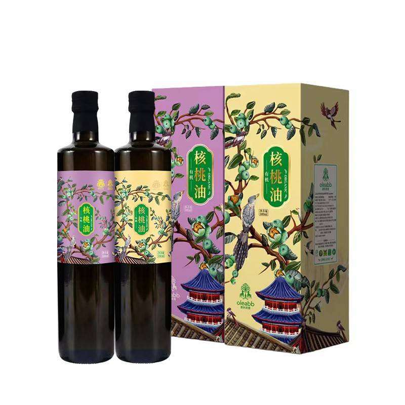 伊莎贝拉 鸟语花香有机核桃油500ml*2瓶