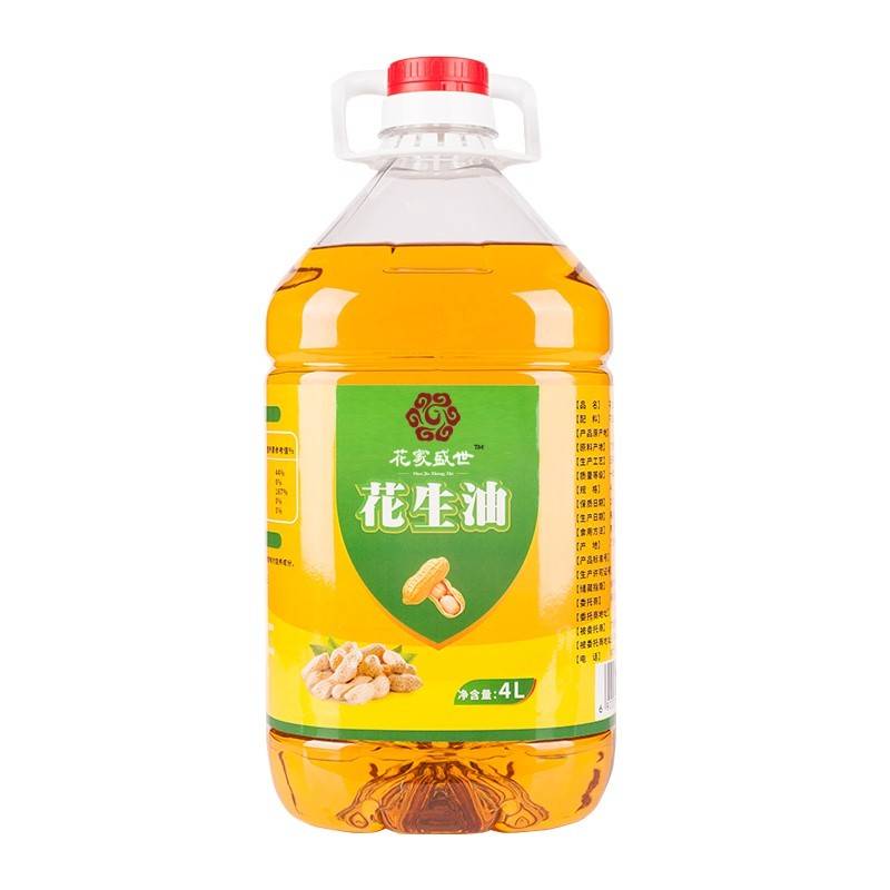 花家盛世  浓香花生油4L  优质原料