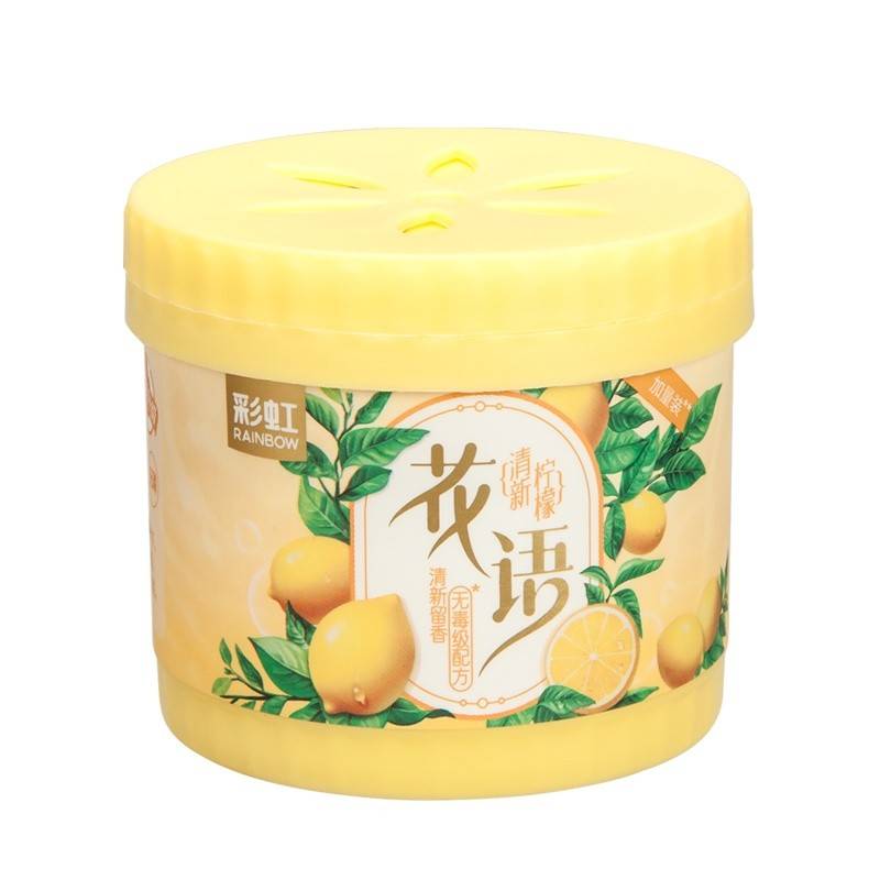 彩虹固体清香剂78g*5-清新柠檬R6301N-5