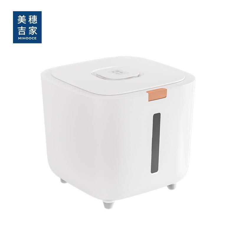 美穗吉家 象牙白米桶 10斤装 MIH-2505001