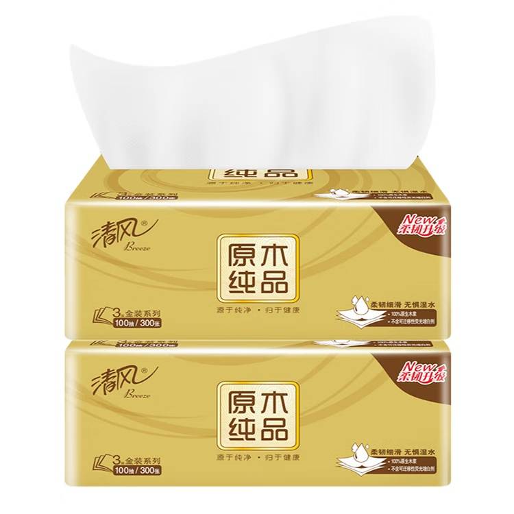清风金装M号3层100抽*20包*1箱    AR10MMY