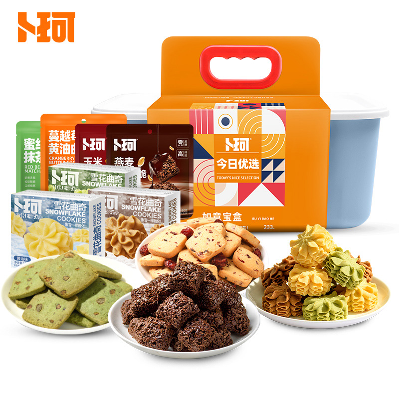 卜珂 零食组合.休闲时光礼660克