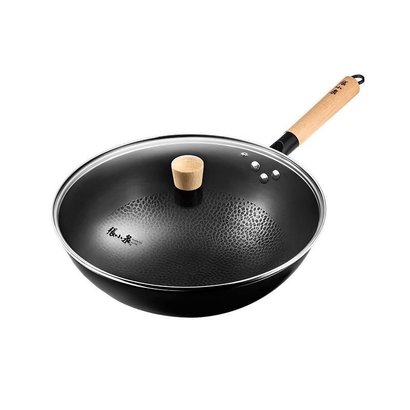 张小泉中华爆炒精铁炒锅32cm（带盖）C30830200