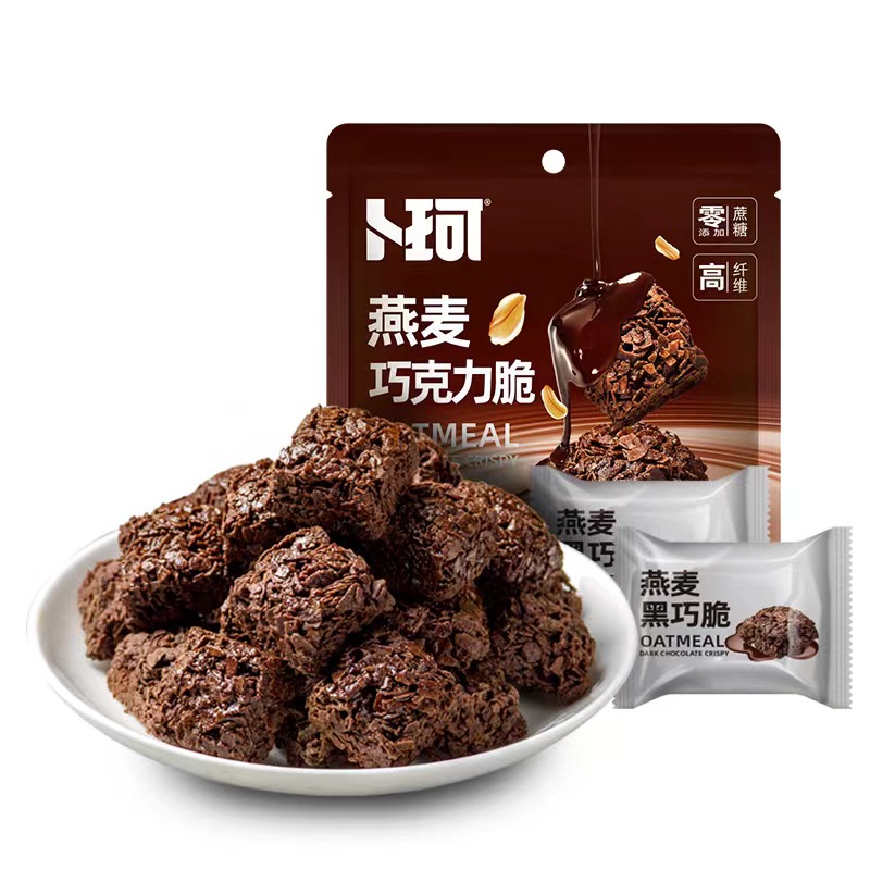 卜珂 燕麦巧克力脆组合装480克