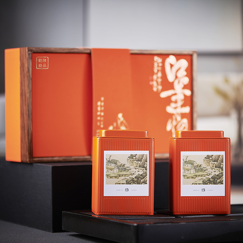 昀品堂千里江山陈皮白茶160g 新会正品陈皮白茶清香甘甜一片一泡