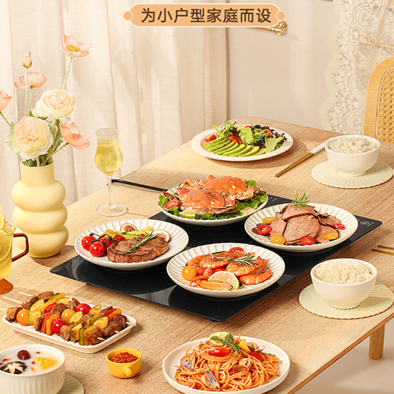 艾青春暖菜板机械款 BYD-500热菜暖饮解冻烘烤衣物多功能使用