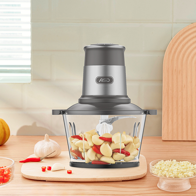 爱仕达绞肉机AM-J25J609电动料理机小型家用厨房不锈钢搅双档