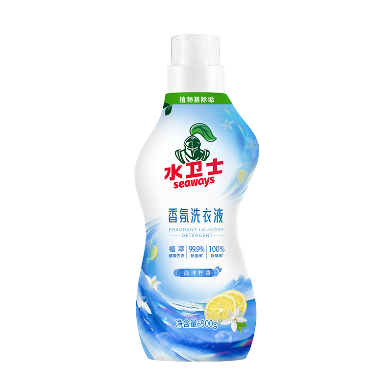 水卫士持久留香深层洁净香氛洗衣液（清新海洋）900g*1瓶