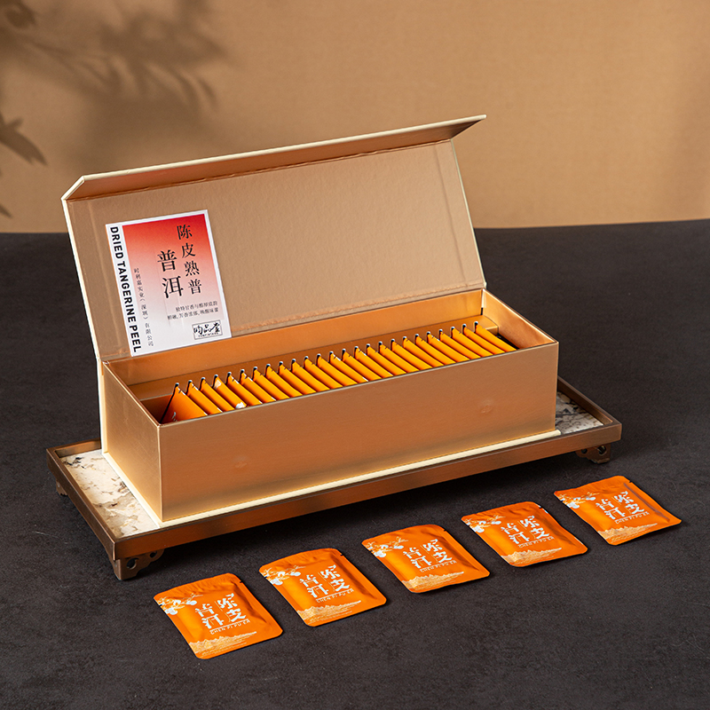 昀品堂云涧醇香陈皮普洱（熟普）礼盒（200g）QC-202319
