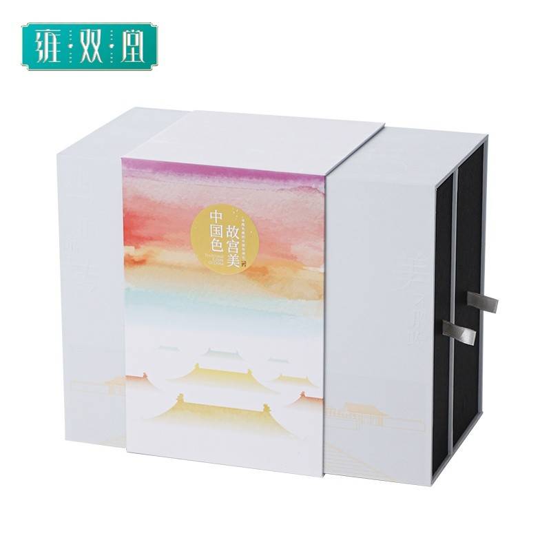 雍双堂 中国色故宫美 高温骨瓷茶具一套+小青柑 80g礼盒广东特产商务礼ZGS-5016