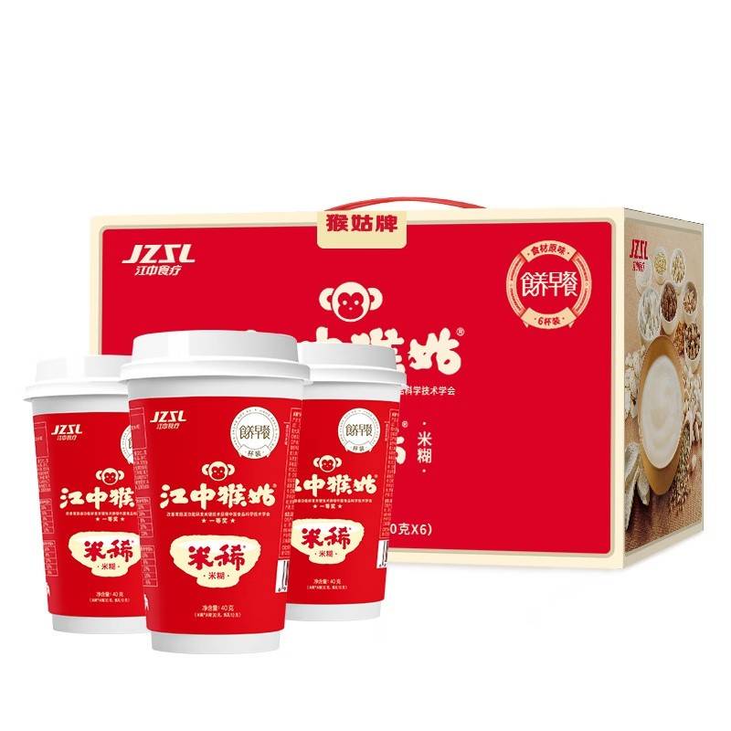 江中6杯装原味米稀-手提礼盒款 240g