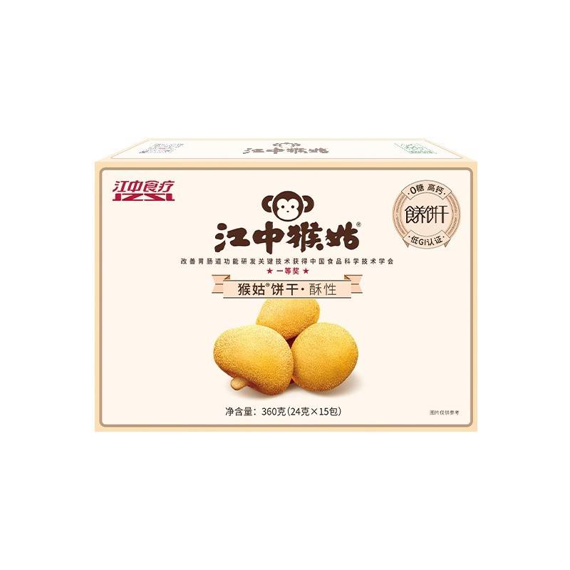 江中360g 低GI 0糖酥性饼干 24g*15
