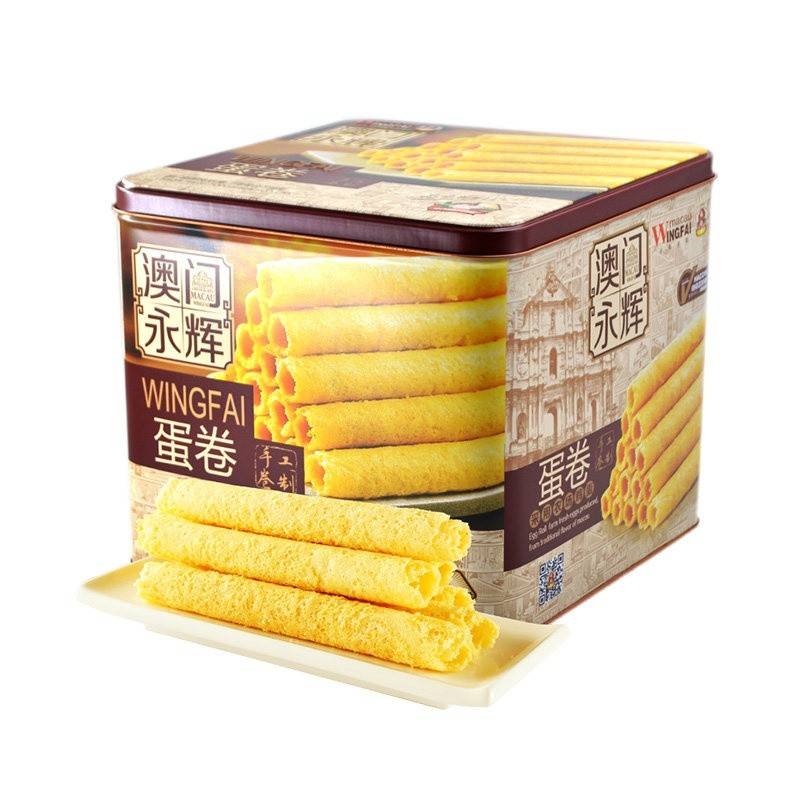 澳门永辉蛋卷500g（铁罐）