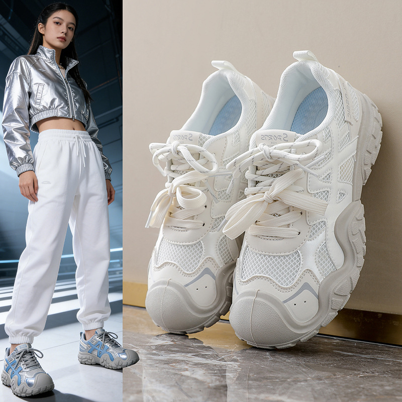 运动鞋女2026新款春季跑步鞋户外登山防滑轻便爬山鞋丑萌