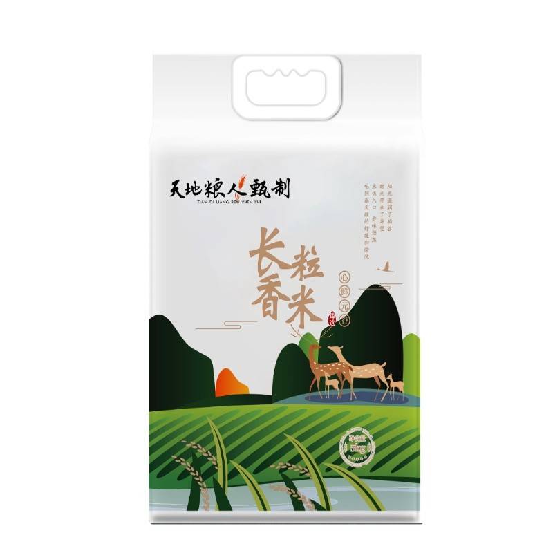 天地粮人甄制长粒香米5kg