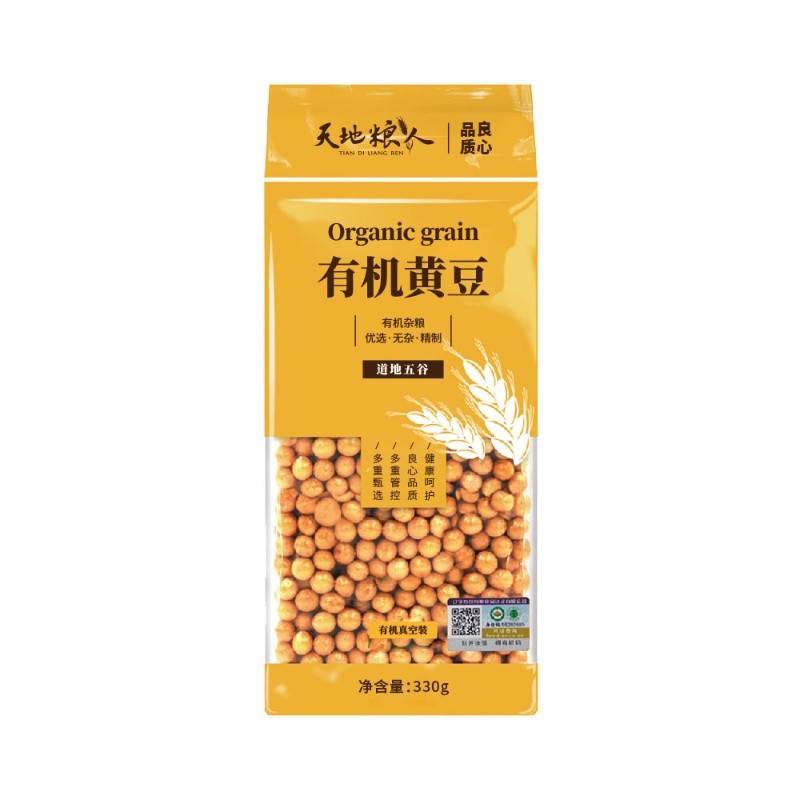 天地粮人有机黄豆330g