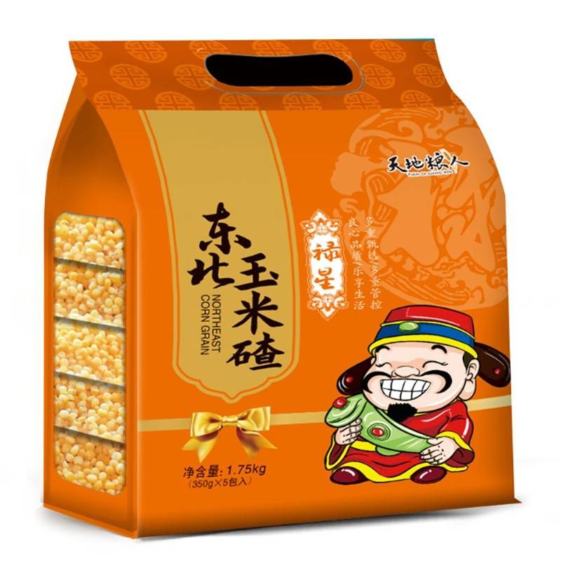 天地粮人东北玉米碴礼袋装（350g*5包）