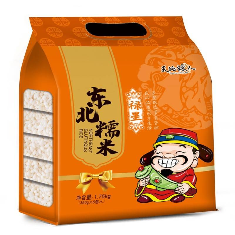 天地粮人精品糯米礼袋装（350g*5包）