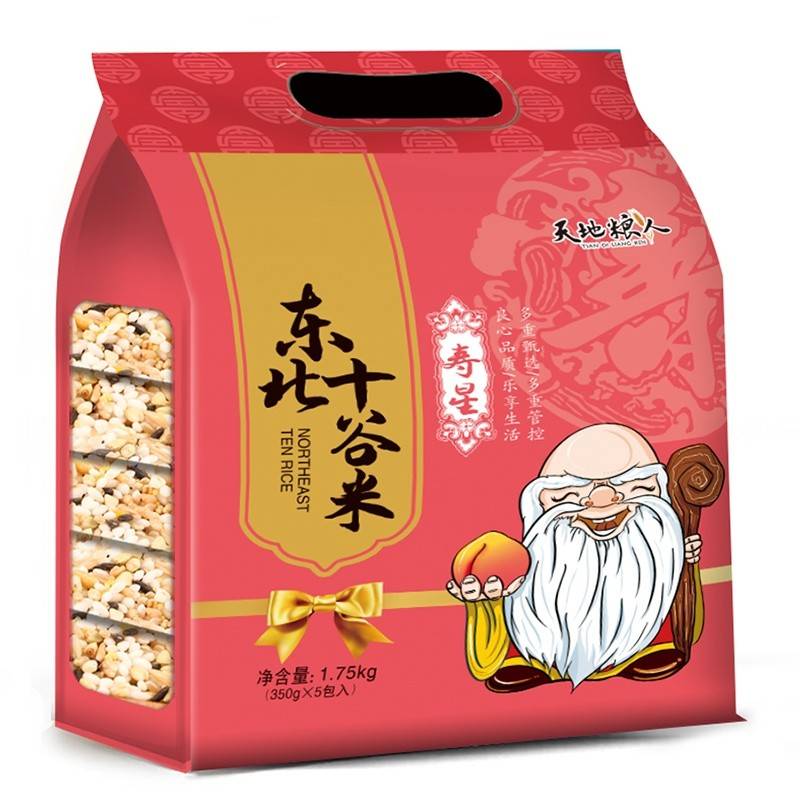 天地粮人东北十谷米礼袋装（350g*5包）
