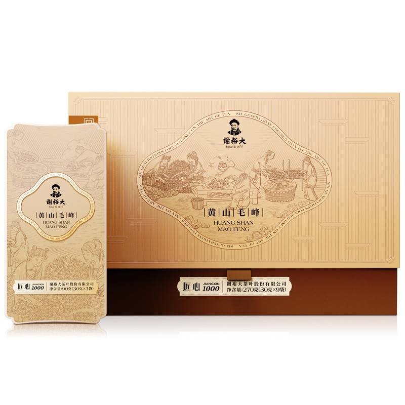 谢裕大 黄山毛峰匠心1000绿茶礼盒